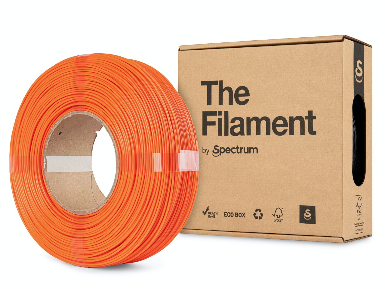The Filament ReFill PETG 1.75mm Machinery Orange 1kg