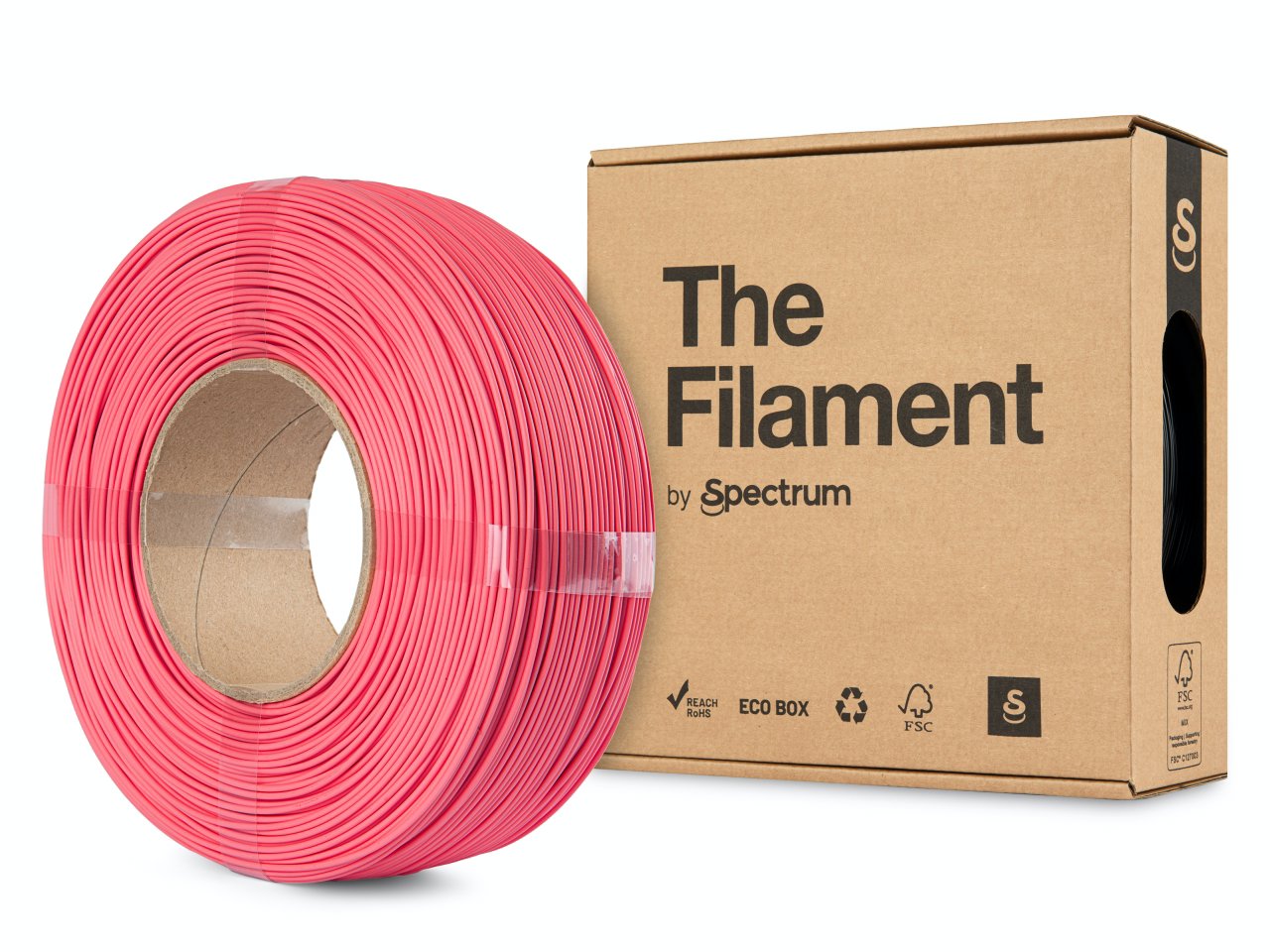 The Filament ReFill PETG 1.75mm Strawberry Pink 1kg