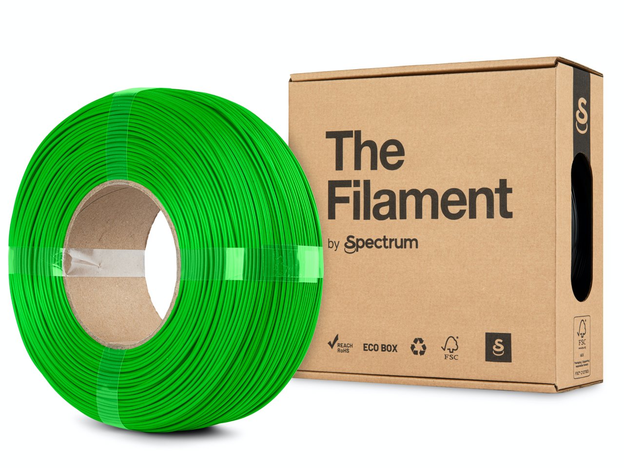 The Filament ReFill PLA 1.75mm Circuit Green 1kg