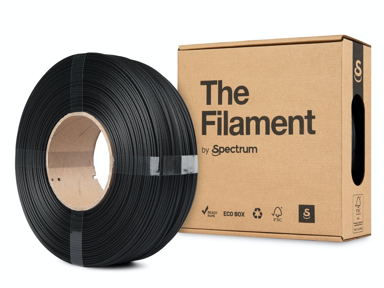 The Filament ReFill PLA CF 1.75mm Black 1kg