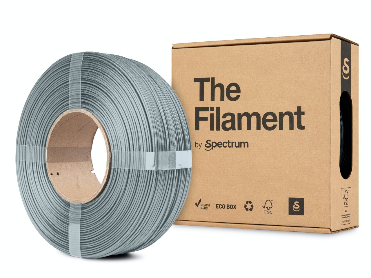 The Filament ReFill PLA CF 1.75mm Grey 1kg