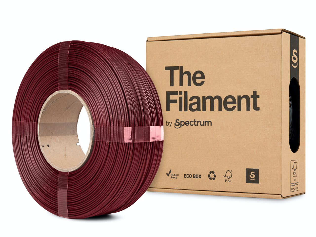 The Filament ReFill PLA CF 1.75mm Red 1kg