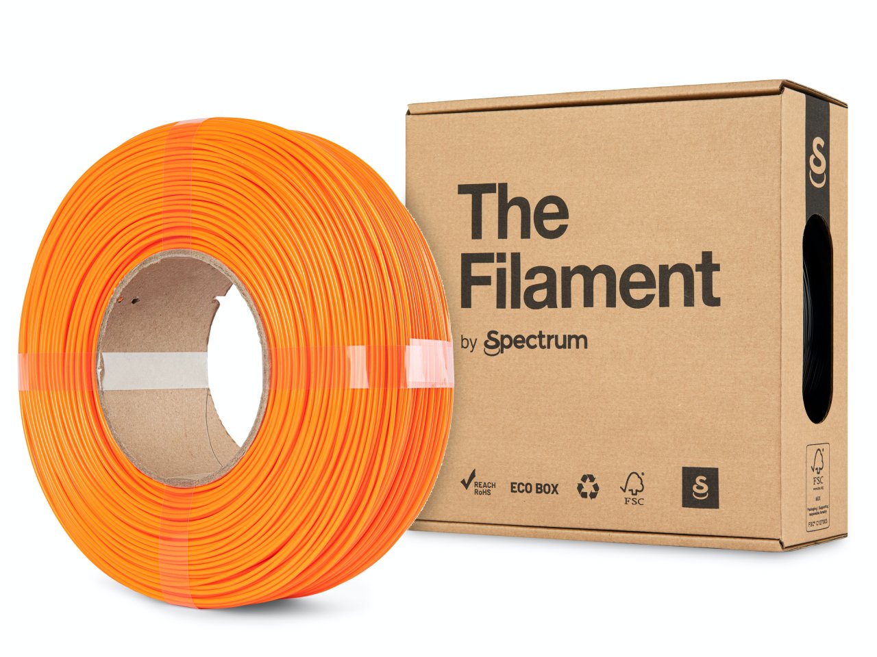 The Filament ReFill PLA HS 1.75mm Pure Orange 1kg