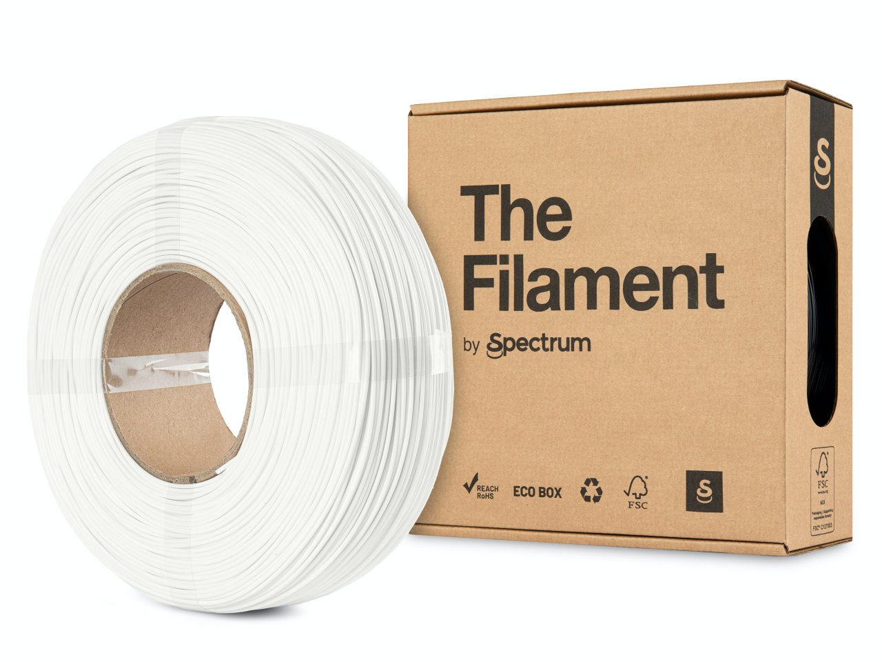 The Filament ReFill PLA HS 1.75mm Traffic White 1kg