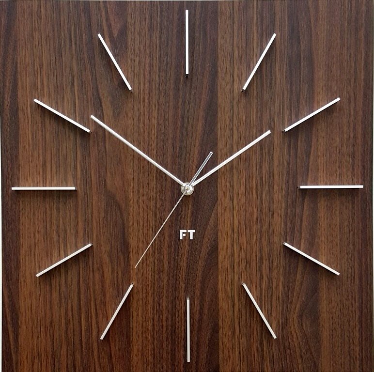 FUTURE TIME FT1010WE Square Dark Natural Brown