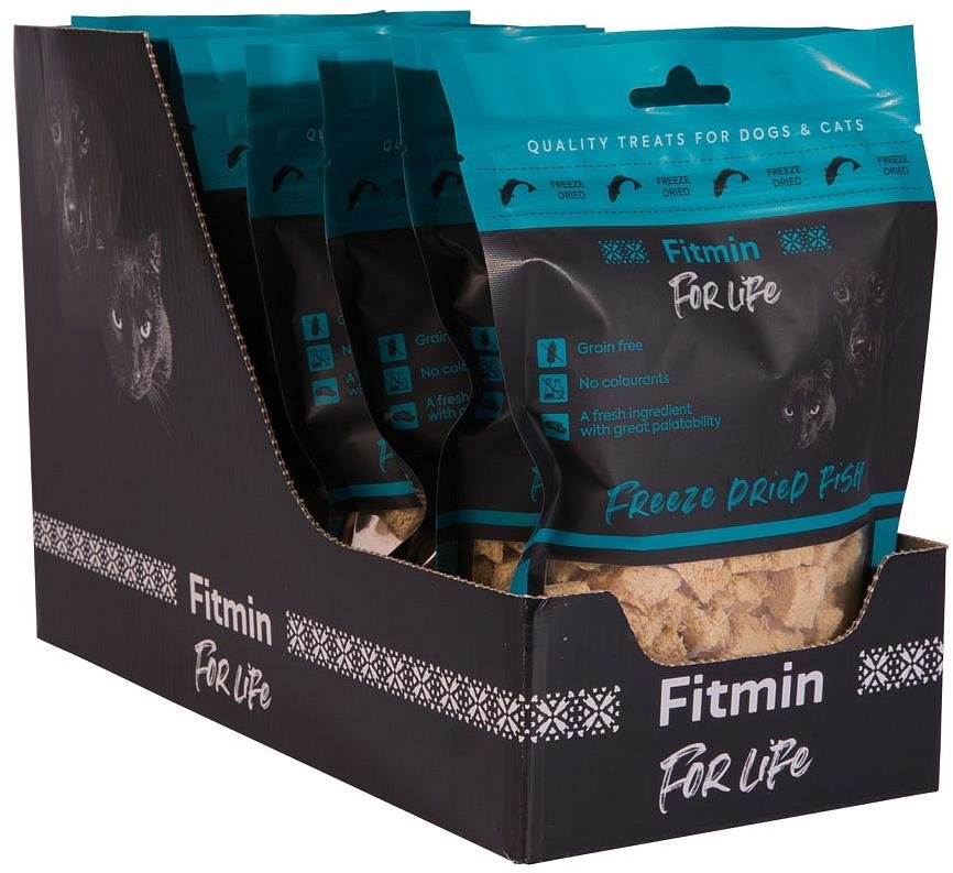 Fitmin For Life Rybí mrazem sušené pochoutky pro psy a kočky 30 g (10 ks)