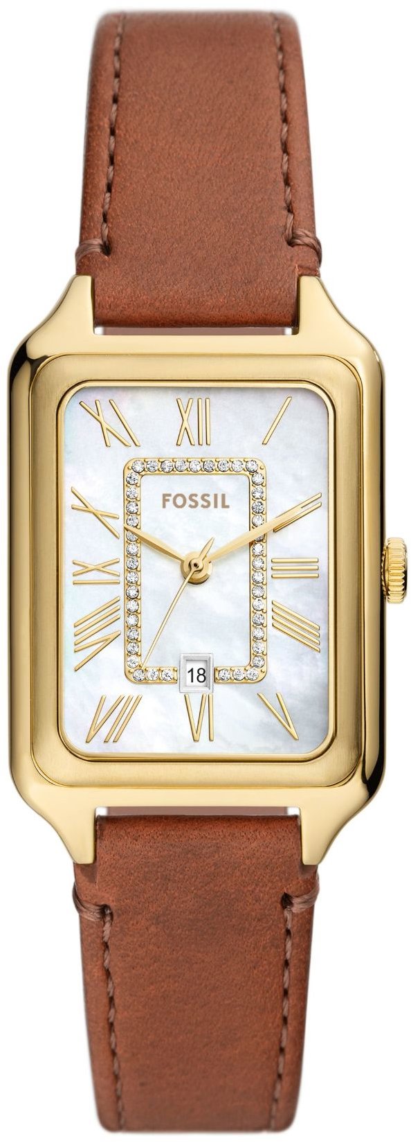 Fossil Raquel dámské hodinky hranaté ES5307