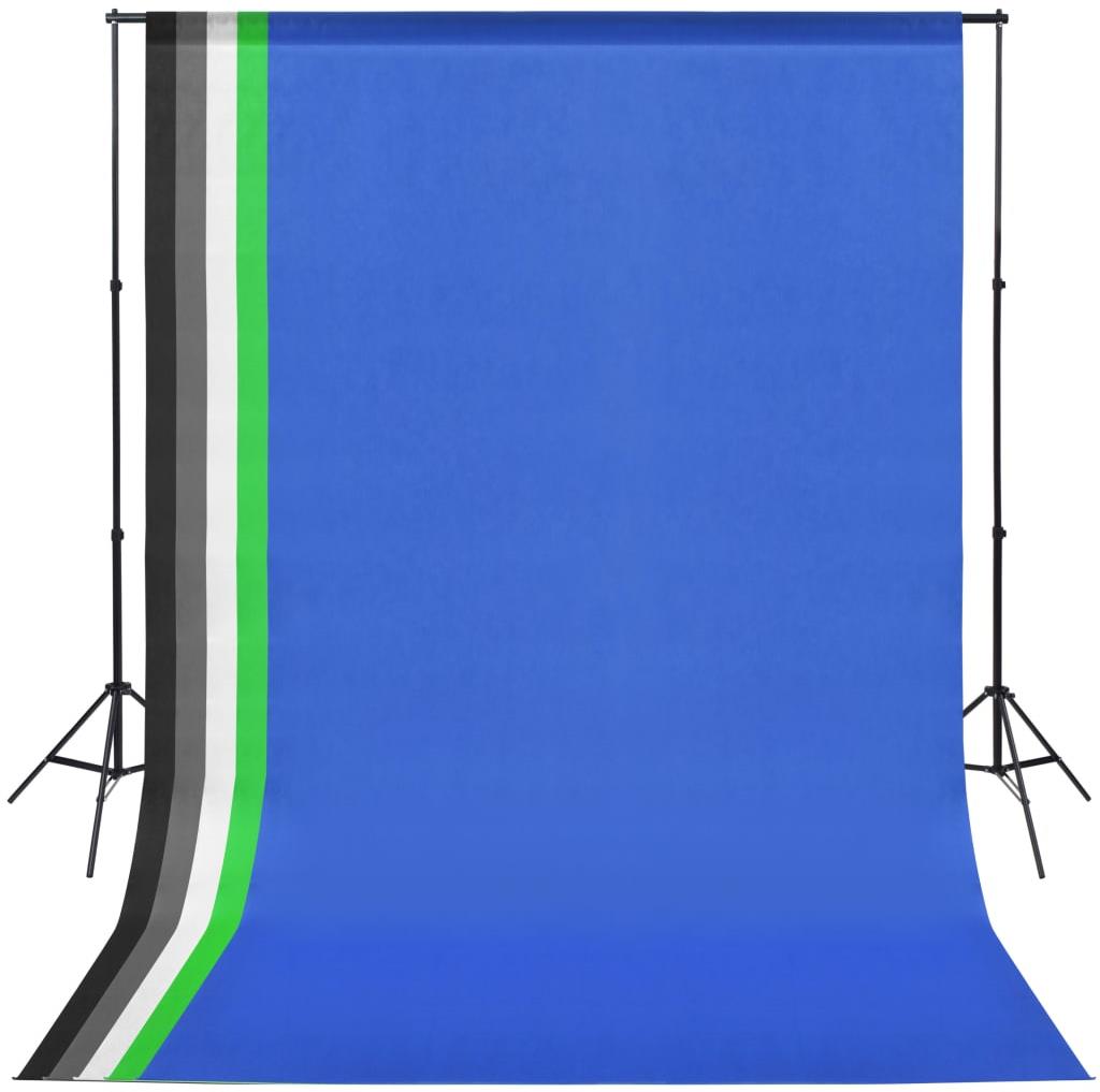SHUMEE Profesionální foto studio set: 5 pozadí a nastavitelný rám