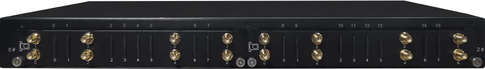 DINSTAR GSM brána UC2000-VF-16G-B s 16 porty pro mobilní komunikaci