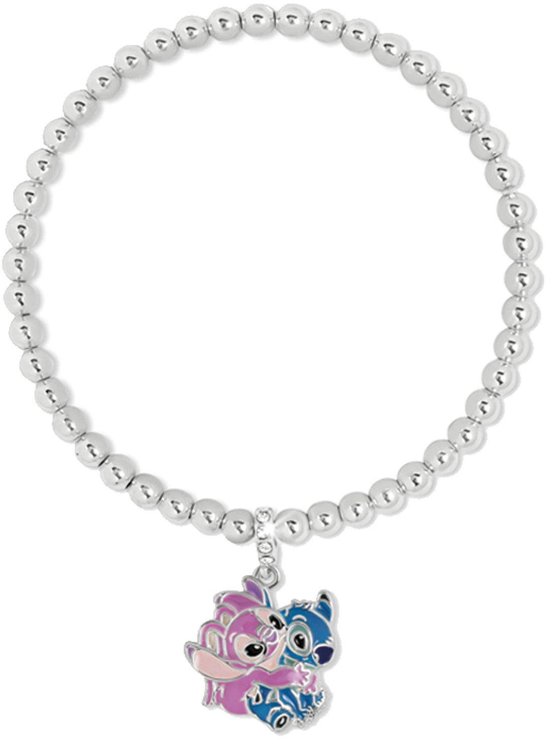 Disney dětský náramek s přívěskem Stitch & Angel BF00806SRWL.PH