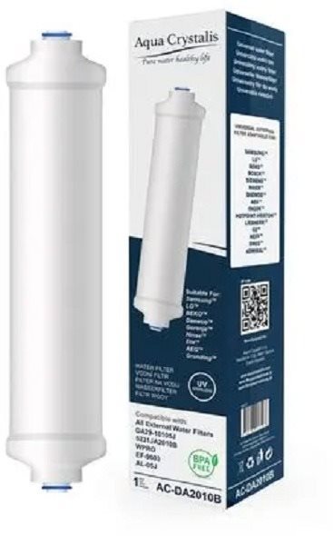 AQUA CRYSTALIS univerzální vodní filtr AC-DA2010B pro lednice značky SAMSUNG, LG, DAEWOO a další