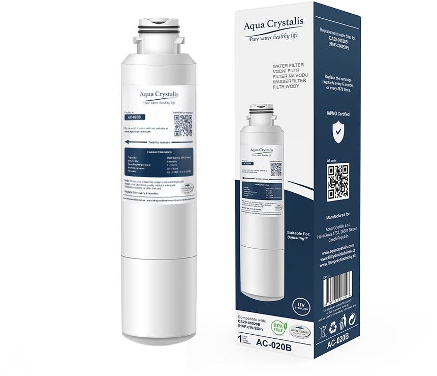 AQUA CRYSTALIS AC-020B vodní filtry pro lednice SAMSUNG