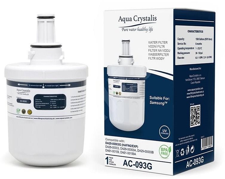 AQUA CRYSTALIS AC-93G vodní filtry pro lednice SAMSUNG