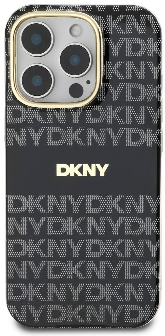 DKNY PC/TPU Repeat Pattern Tonal Stripe Magsafe Zadní Kryt pro iPhone 16 Pro Max Black