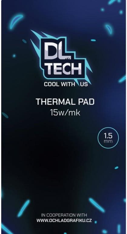 DLTech Thermal Pad 90 × 50 × 1,5 mm 15W/mK