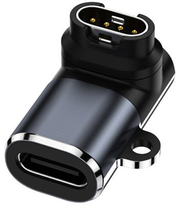 DLTECH adaptér USB-C to Garmin watch 90°