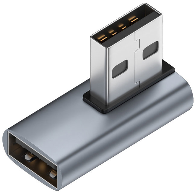 DLTECH 90° adaptér USB 3.0 OTG - levý