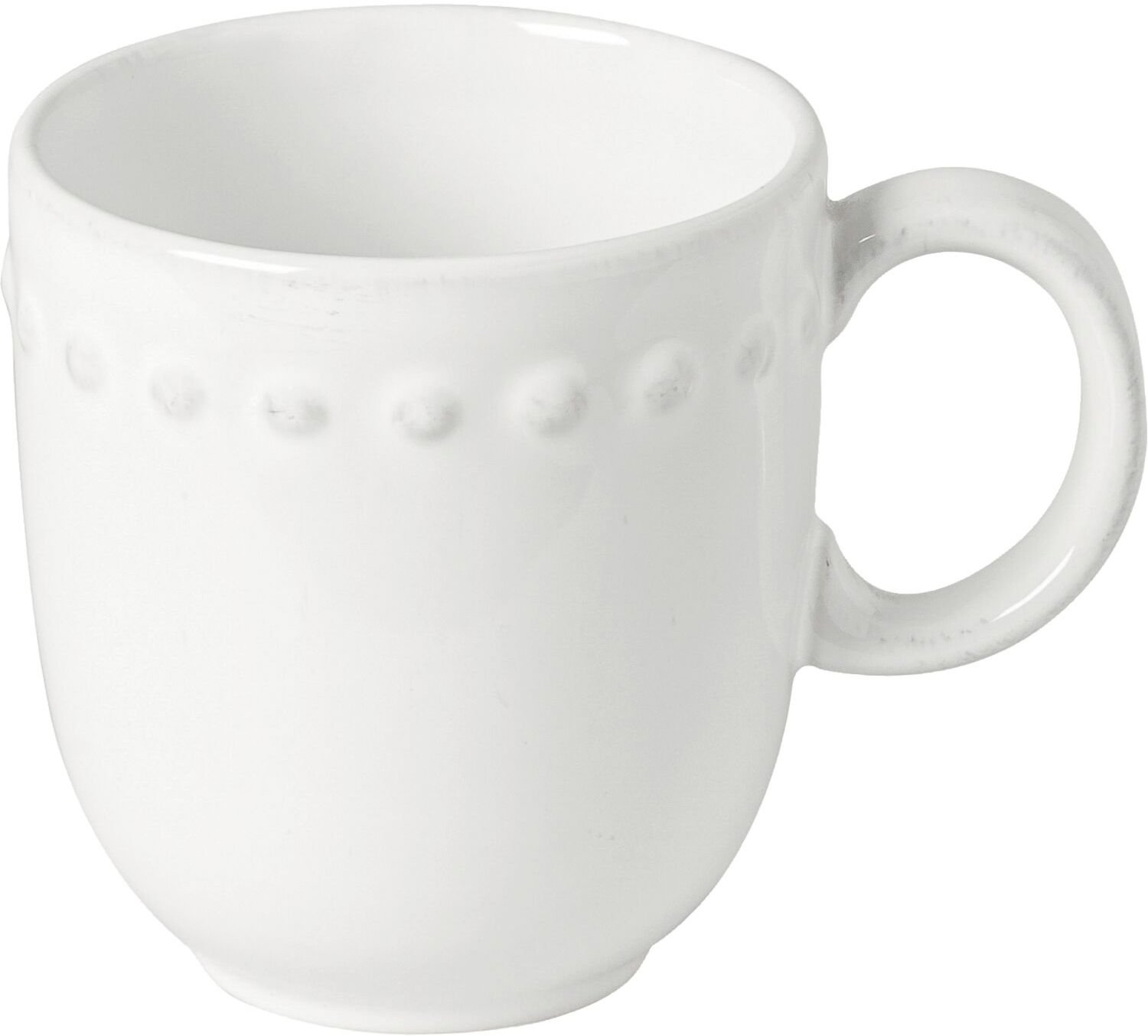 COSTA NOVA Pearl Hrnek s uchem, 370 ml, bílý