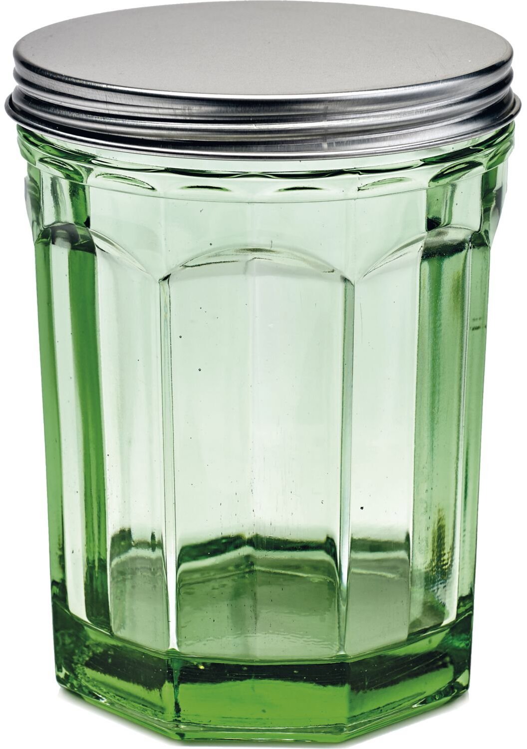 SERAX Green Fish & Fisch Sklenice s víkem, 1 l, zelené, 6 ks