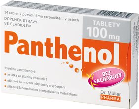 Dr.Müller Panthenol tablety 100 mg, 24 tablet