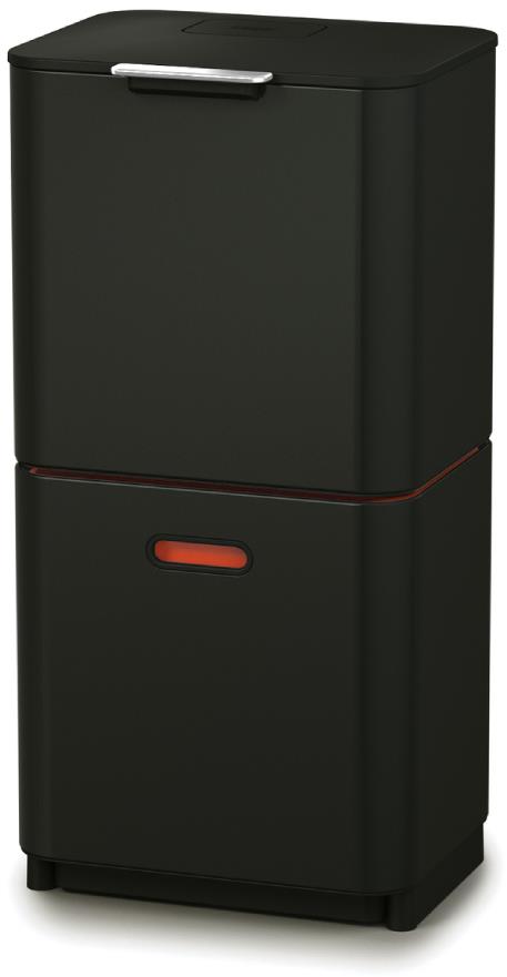 Joseph Joseph Totem Max 30106 Koše na tříděný odpad 60L, carbon black