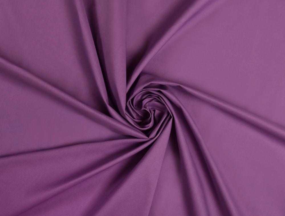 Kvalitex Bavlněné prostěradlo napínací fialové 90 × 200 cm