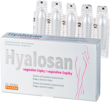 Dr. Müller Hyalosan vaginální čípky 10 ks