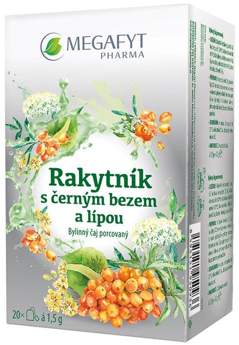 Megafyt Rakytník s černým bezem a lípou 20 × 1,5 g