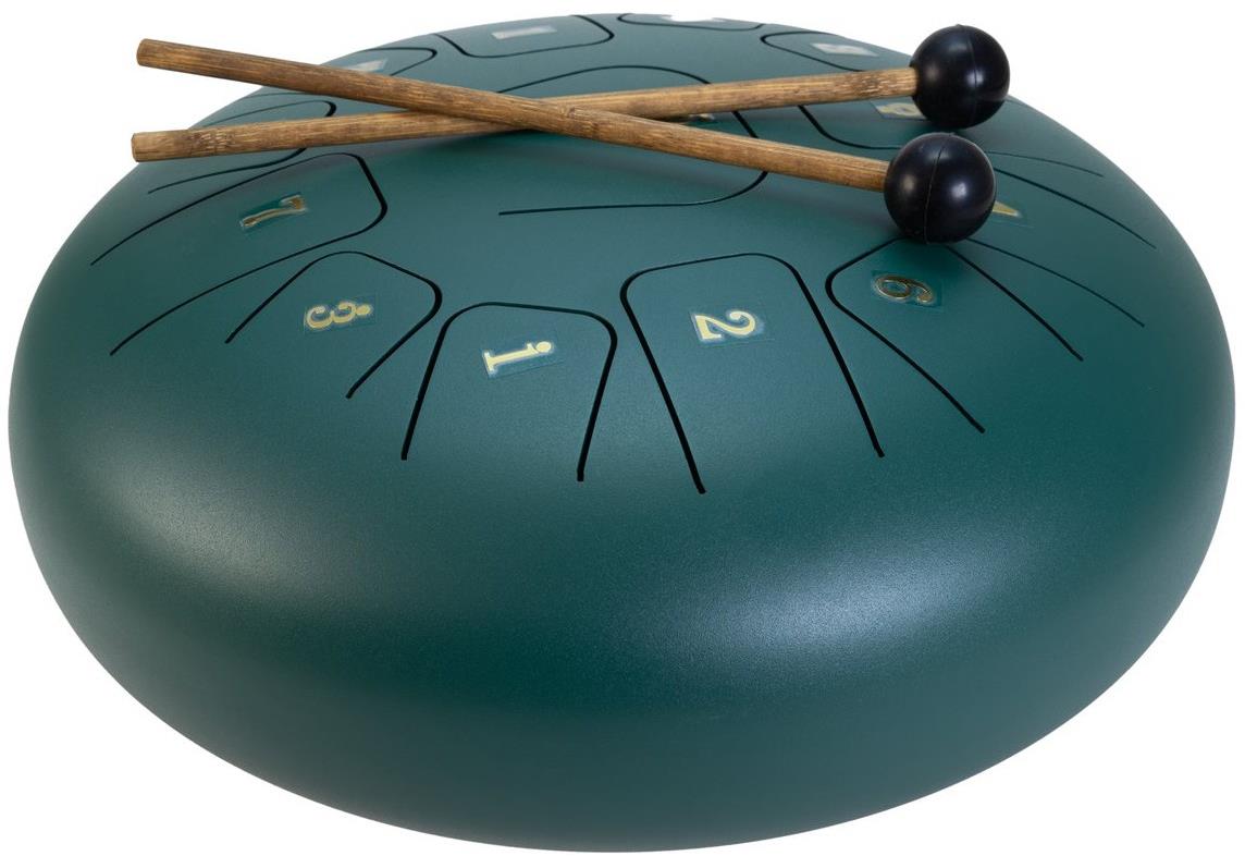 Dimavery TD-12, tongue drum, zelený