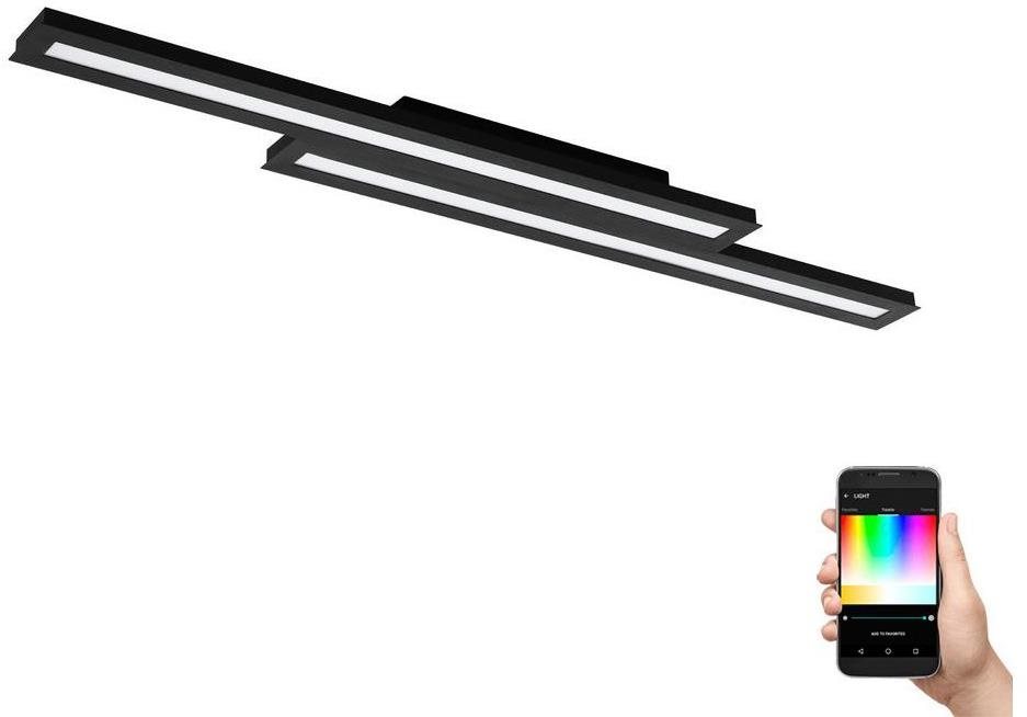 Eglo - LED RGB Stmívatelné stropní svítidlo SALITERAS-C 2xLED/10W/230V