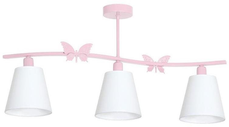 Dětský lustr MOTÝLEK 3XE14/60W/230V