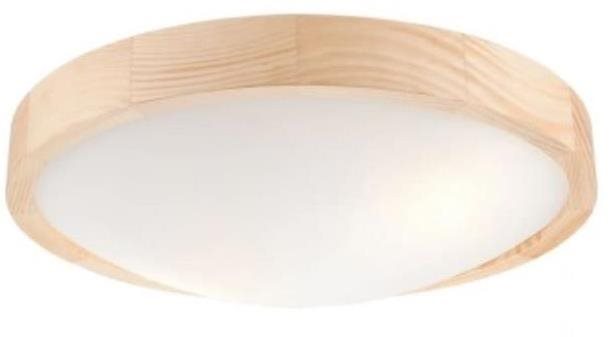 Stropní svítidlo NATURAL SLIM 2xE27/60W/230V o 37 cm borovice