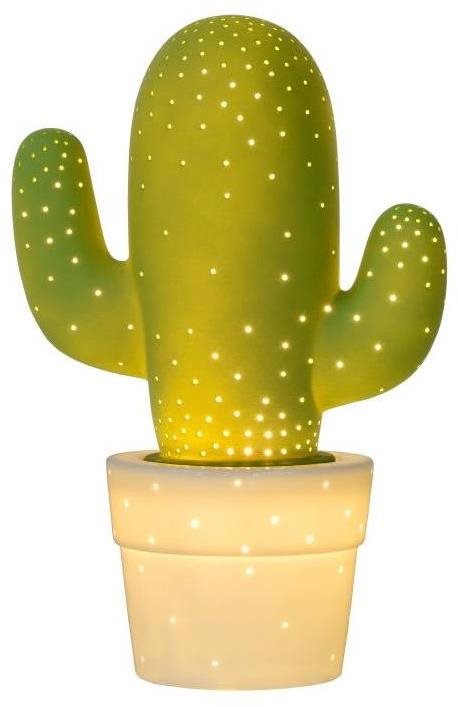Lucide 13513/01/33 - Stolní lampa CACTUS 1xE14/40W/230V zelená