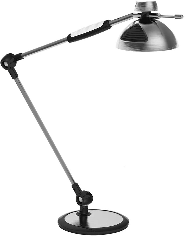 Luxera Prezent Amsterdam LED 3CCT, stolní stmívatelná dotyková flexibilní lampa, stříbrná