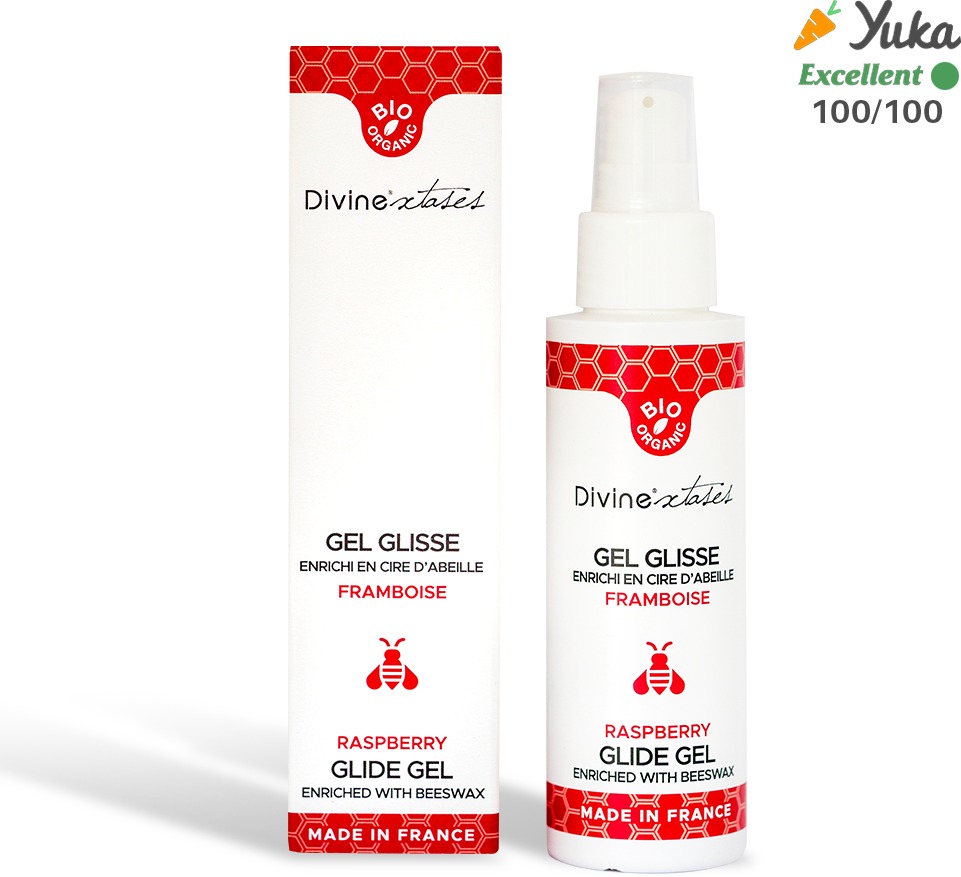 Divinextases bio hydratační lubrikační gel s malinovou vůní - 100 ml
