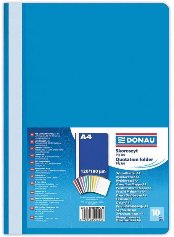 DONAU A4 tmavě modrý - balení 10 ks