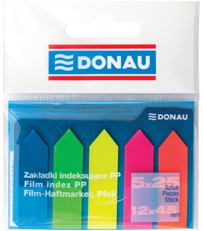 DONAU 12 x 45 mm, 5 x 25 štítků, šipky