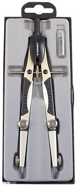 Rýsovací kroužek Donau se dvěma klouby a rychloposuvem, stříbrno-černý