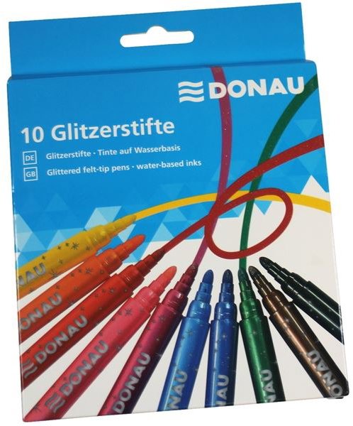 DONAU glitrové/třpytivé, 10 barev