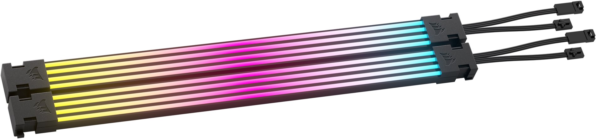 Corsair iCUE ARGB PSU Cable Strips - 2x 200mm LED Strips