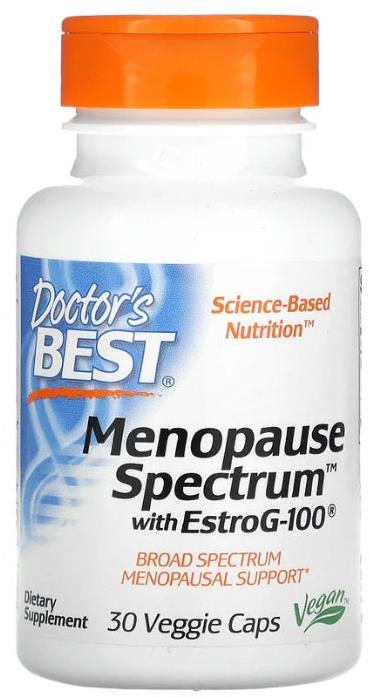 Doctor's Best Menopauza EstroG100, 30 veg kapslí