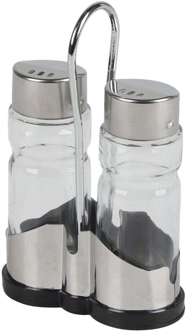 DOCHTMANN Sada na sůl a pepř se stojanem 2 × 30 ml