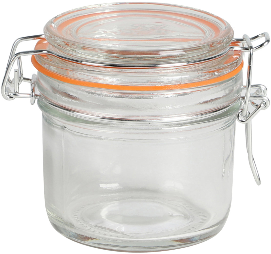 DOCHTMANN Dóza skleněná hermetická kulatá 200 ml