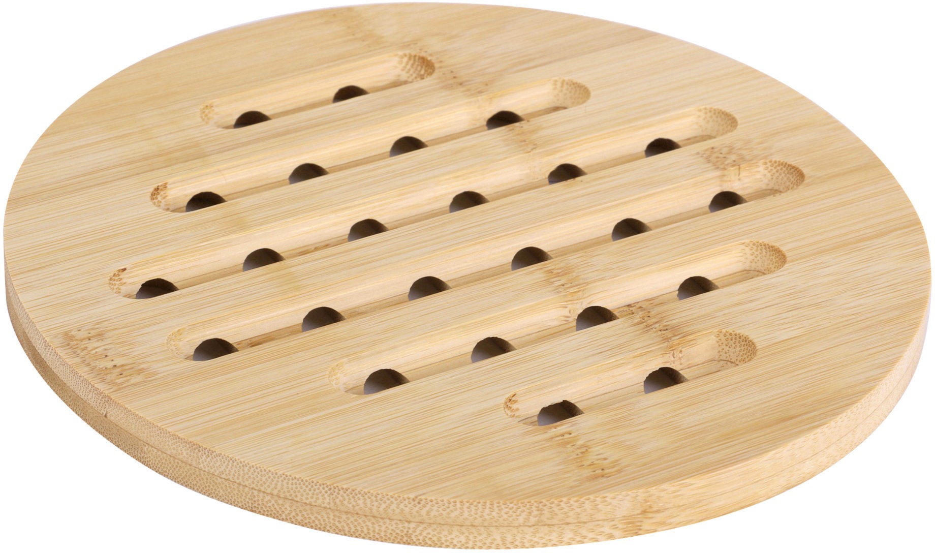 DOCHTMANN Podložka pod hrnec kulatá 19 cm, bambus