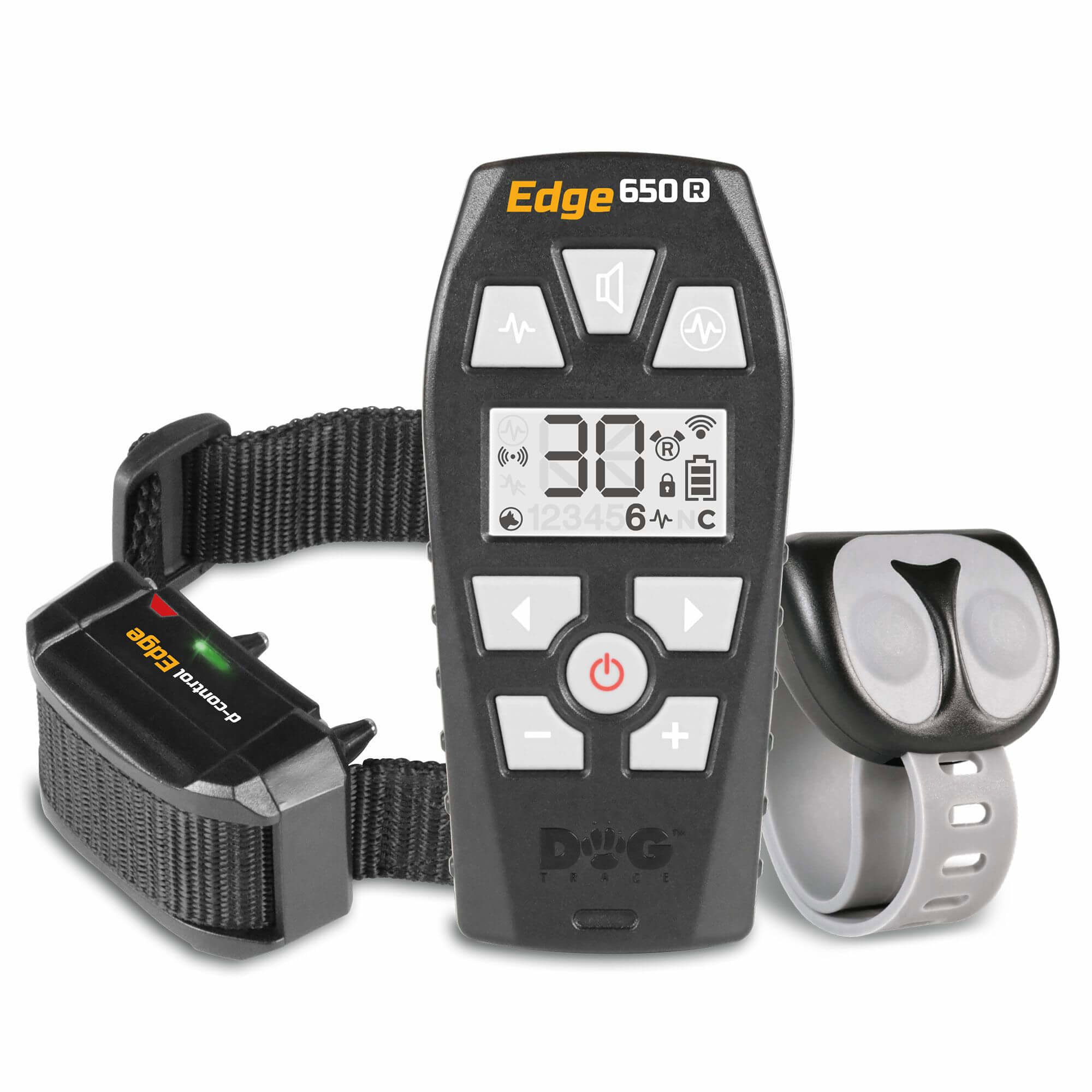 Dogtrace Elektronický výcvikový obojek pro psy d-control Edge 650R s prstýnkovým ovladačem