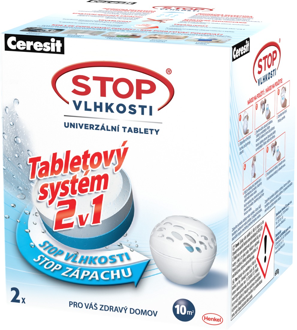 STOP VLHKOSTI Micro 2v1 náhradní tablety 2× 300 g