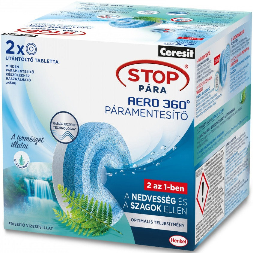 CERESIT Aero 360° Svěžest vodopádů 2× 450 g