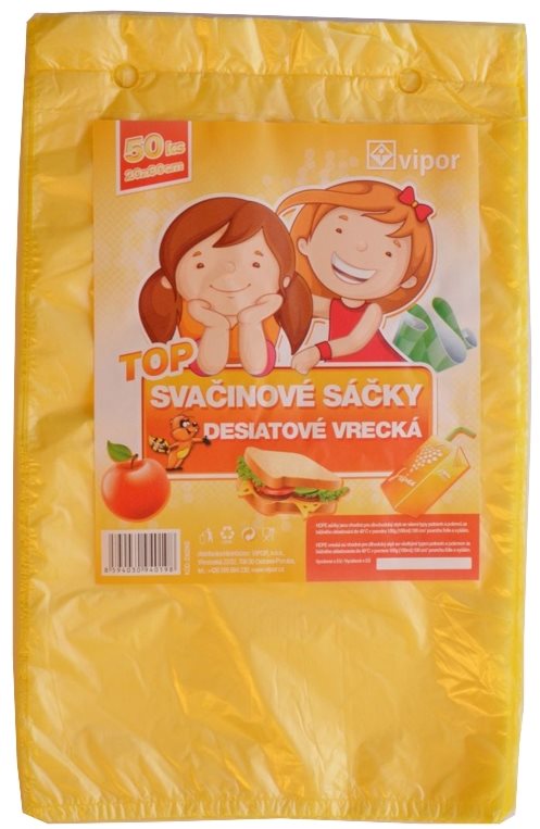 VIPOR HDPE Top 20× 30 cm, 50 ks, žluté