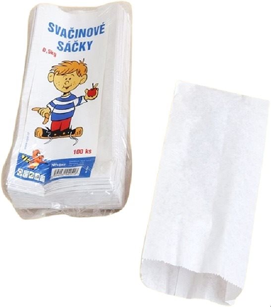 VIPOR Svačinové sáčky papírové 0,5 kg, 100 ks