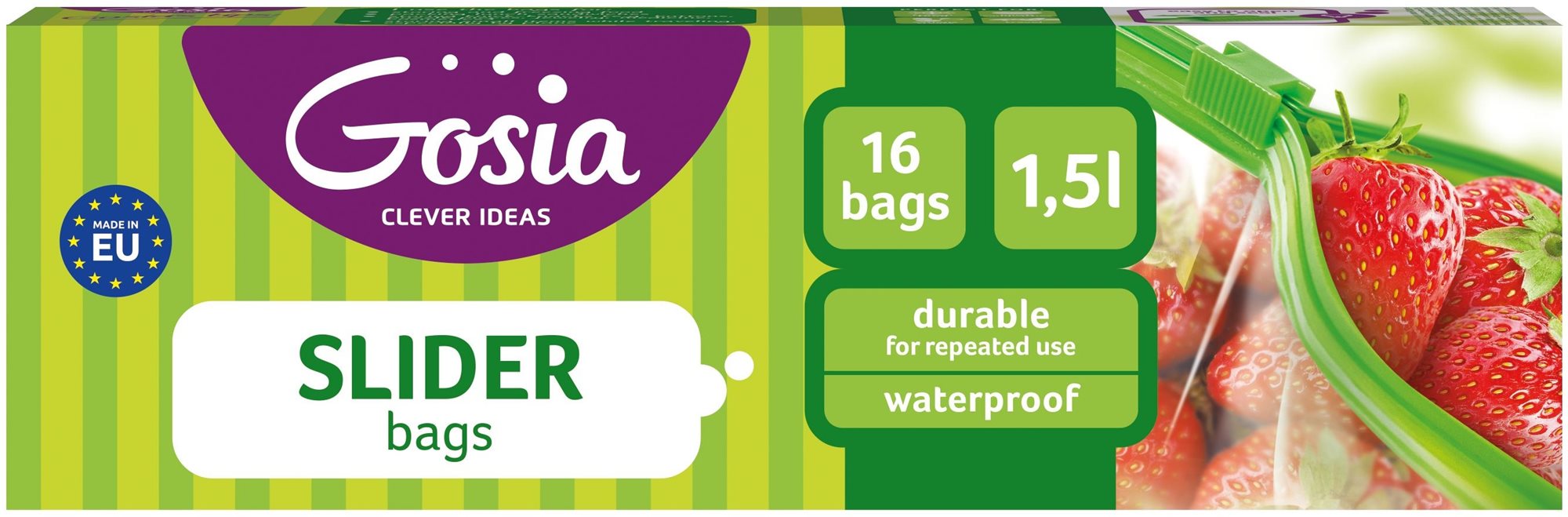 Vipor sáčky 18x21cm se zipem multifunkční 1,5L, 16ks